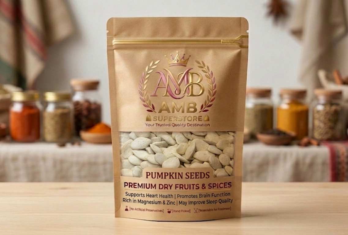 Salted Pumpkin Seed  Round - Roasted Salted Round Pumpkin Seeds - 1KG